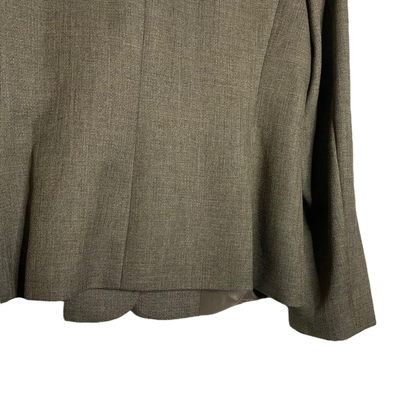 Alex Marie Dark Brown Montana Jacket Blazer Wrinkle Free Shawl Lapel 3 Button 8 - Picture 11 of 15